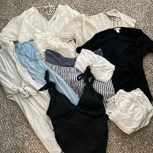 Summer neutrals maternity bundle